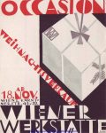 Wiener Werkstaette advertising 1929 christmas sale sig Maria Likarz