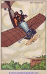 Litho sig Moriz Jung ca 19190 A171 Aeroplane