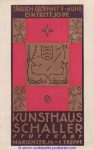 Stuttgart Kunsthaus Schaller ca 1910