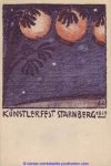 Litho sig Jordan 1919 Künstlerfest Starnberg