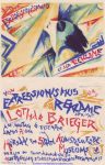 sig Fenneker 1924 Einladungskarte zum Vortrag &#8220;Expressionismus und Reklame&#8221; im Kunstgewerbemuseum Berlin (Ausstellung expressionistischer Reklamekunst)