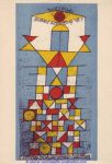 Bauhaus Litho Karte # 4 sig Paul Klee 1923