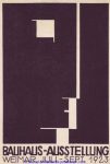 Bauhaus Litho Karte # 12 sig Herbert Beyer 1923