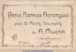 Cover of &#8220;Cartes Postales Artistiques&#8221; de Alphonse Mucha 2nd series