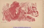 Litho 2nd series &#8222;Les Maitres de la Carte Postale&#8220; ca 1900 sig Couturier