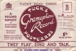 Tuck´s Grammophone Record Postcard #51 with original cover and index of all available titles