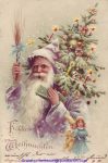 Litho Christmas &#8222;cut out&#8220; ca 1900