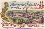 Litho Fürstenzell Neujahr ca 1900 new year greetings