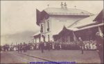 Fotokarte Dorfgastein Bahnhof Eröffnung um 1909