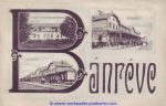 Banreve mit Bahnhof um 1910