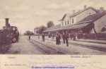 Csaprol Bahnhof um 1900
