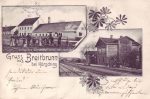 Breitenbrunn Hörsching Bahnhof um 1905