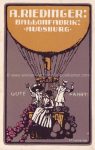 Litho sig Glass Augsburg Ballonfabrik um 1910