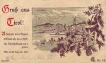 Tirol 1897 pub Czichna # 29 Karte um 1885