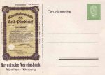Bayrische Vereinsbank um 1934 DR PP117