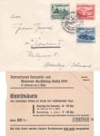 Brief mit Eintrittskarte zur Automobilausstellung Berlin 1939