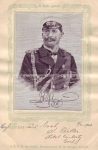 Postkarte DR (PP) 1900 als Seidenkarte Kaiser Wilhelm