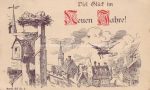 Litho 1888 (Ung. Hradisch) Neujahr Serie 35 Nr. 2