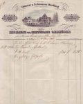 Rechnungsbogen als Brief 1844 St. Gallen Fa. Rietmann an Rhomberg/ Herrburger
