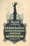 Briefmarken &#8211; Ansichtskarten und Notgeld Ausstellung Frankfurt sig Seeger-Ranstädt 1921
