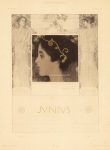 Litho Gerlachs Allegorien #53 &#8211; sig. Gustav Klimt &#8222;Juni&#8220; &#8211; 44 x 35 cm