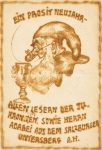 Holzbandkarte &#8211; sig. Heckenast &#8211; um 1925