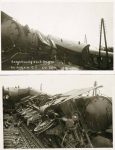 Lot mit 2 Fotokarten &#8211; Eisenbahnunglück Asten &#8211; 1936