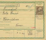 Postanweisung mit 20 Heller Kaiser Franz Josef 1913