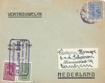 Stempel: Aufgegeben vor dem 21.8.1922, Frankierung daher richtig, Postamt Innsbruck