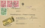 Lot mit 3 Postauftragsbriefen Österreich 1909 bis 1931