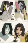 komplettes Set mit 10 Karten Mick Jagger von Andy Warhol 1975 &#8211; 15,5 x 10,2 cm