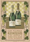 Klappkarte Weinkellerei Gösting um 1910