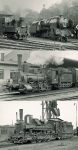 Lot mit ca 100 Fotokarten tschechische Dampflokomotiven aus den 1960er Jahren