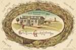 Litho Gickelsberg Bergrestaurant um 1910
