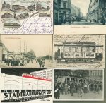Lot mit mehr als 300 AK Wien mit viel Tramway und II. Bezirk 1900 bis 1950