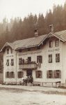 Fotokarte Kitzbühel GH zum Bahnhof 1912