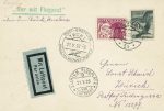 Post Erstflug Wien &#8211; Zürich über Konstanz 1928