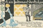 Germany artist cards &#8211; 21 postcards and 47 ephemera signed Hohlwein, Arthur Thiele etc. 1900 to 1930