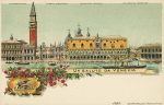 Italy Venice &#8211; 144 postcards and 21 ephemera artist signed with lithos 2 cards sig. Zecchin 1895 to 1940