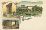 Lebanon &#8211; 70 postcards and 14 ephemera thereof 4 lithos topo and ethnic 1900 to 1940