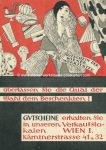 Litho Werbekarte für Gutscheine der WW um 1925