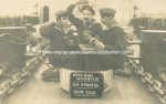 Fotokarte Skatpartie auf SMS Friedrich 1917