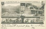 Durchschlag des Wocheinertunnels 1904