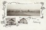 Fotokarte Anthering mit Käserei und GH um 1900