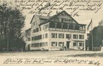 Andelsbuch Hotel König Karte um 1900 verwendet 1915