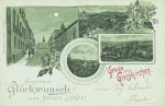 Litho Grieskirchen mit St. Georgen 1899