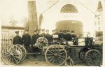 Fotokarte Mistelbach Feuerwehr um 1920