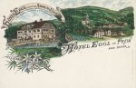 Litho Prein Hotel Eggl um 1900