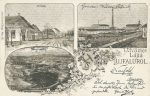 Neufeld mit Weberei Fabrik und Bergwerk 1898
