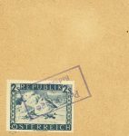 Fahrschein gestempelt Postgarage Bad Gastein 1947